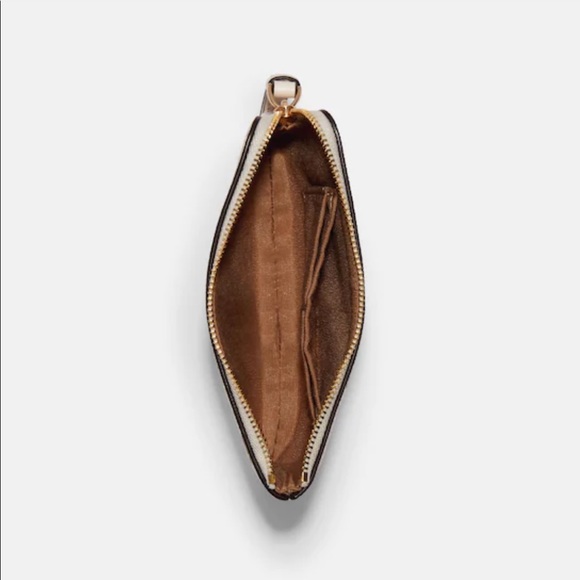 Coach Corner Zip Wristlet with Ornament Print - Picture 2 of 4